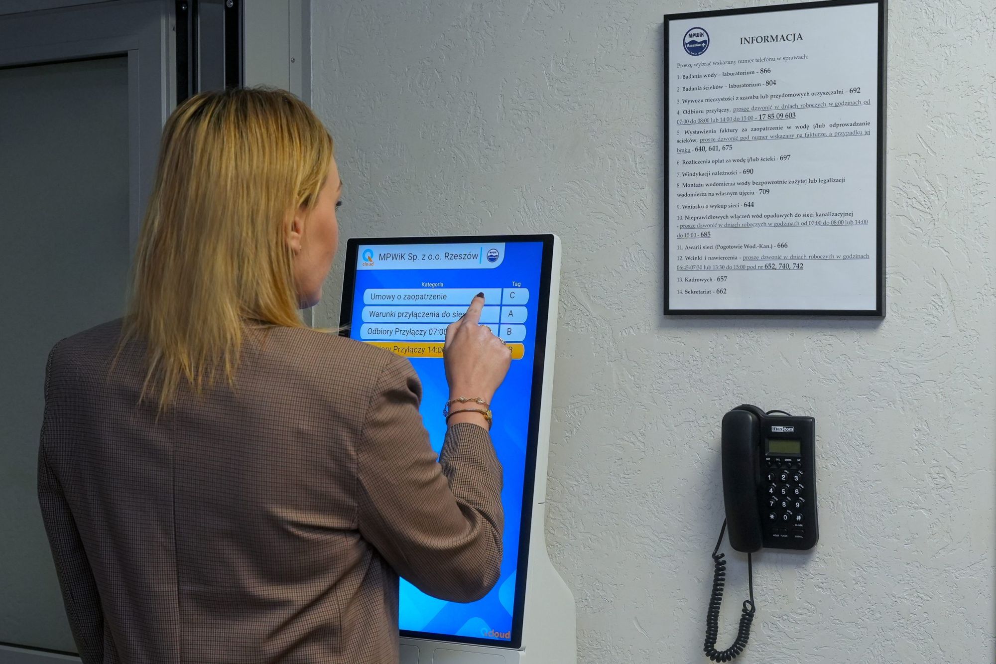 zdjęcie z Biura Obsługi Klienta w Miejskim Przedsiębiorstwie Wodociągów i Kanalizacji w Rzeszowie